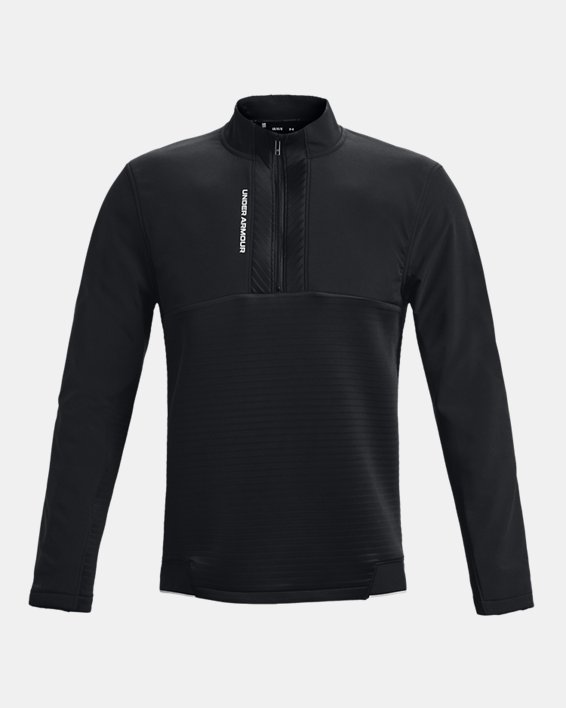 Men's UA Storm Daytona ½ Zip in Black image number 5